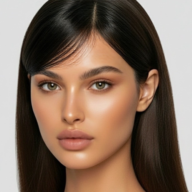 Side swept Bangs